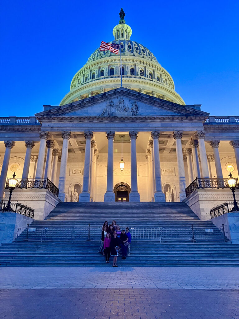 2022 Ready to Lead NH Class in front of US Capitol